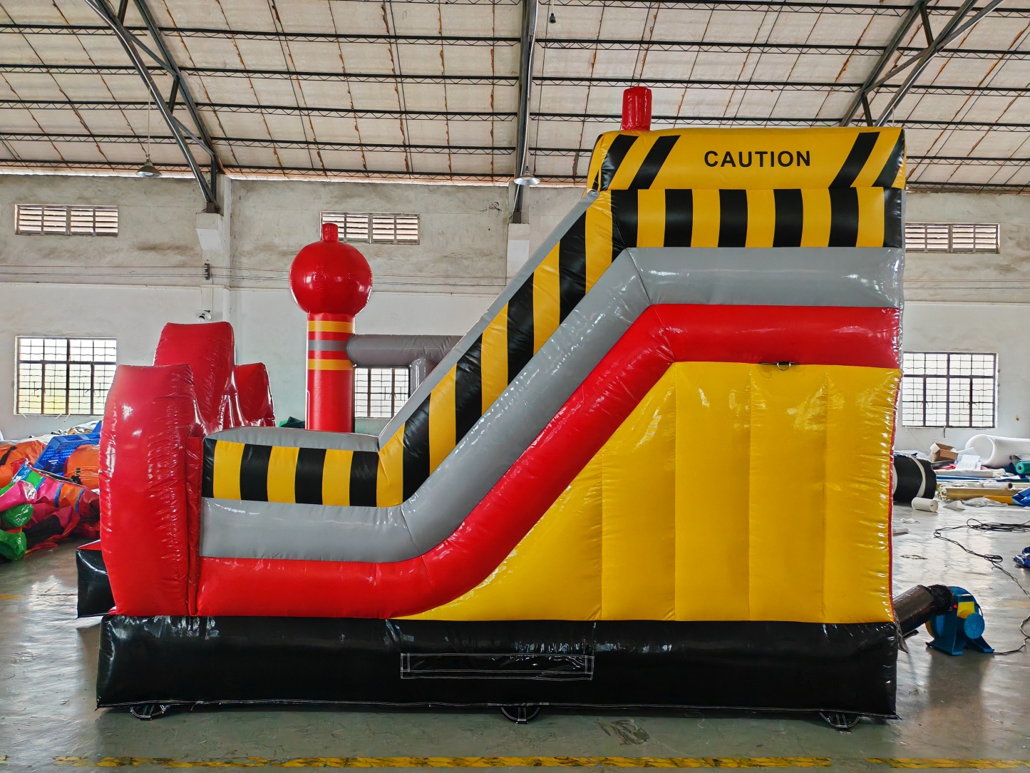 PVC Fire Truck Style Inflatable Bouncy Castle Jumping House Combo