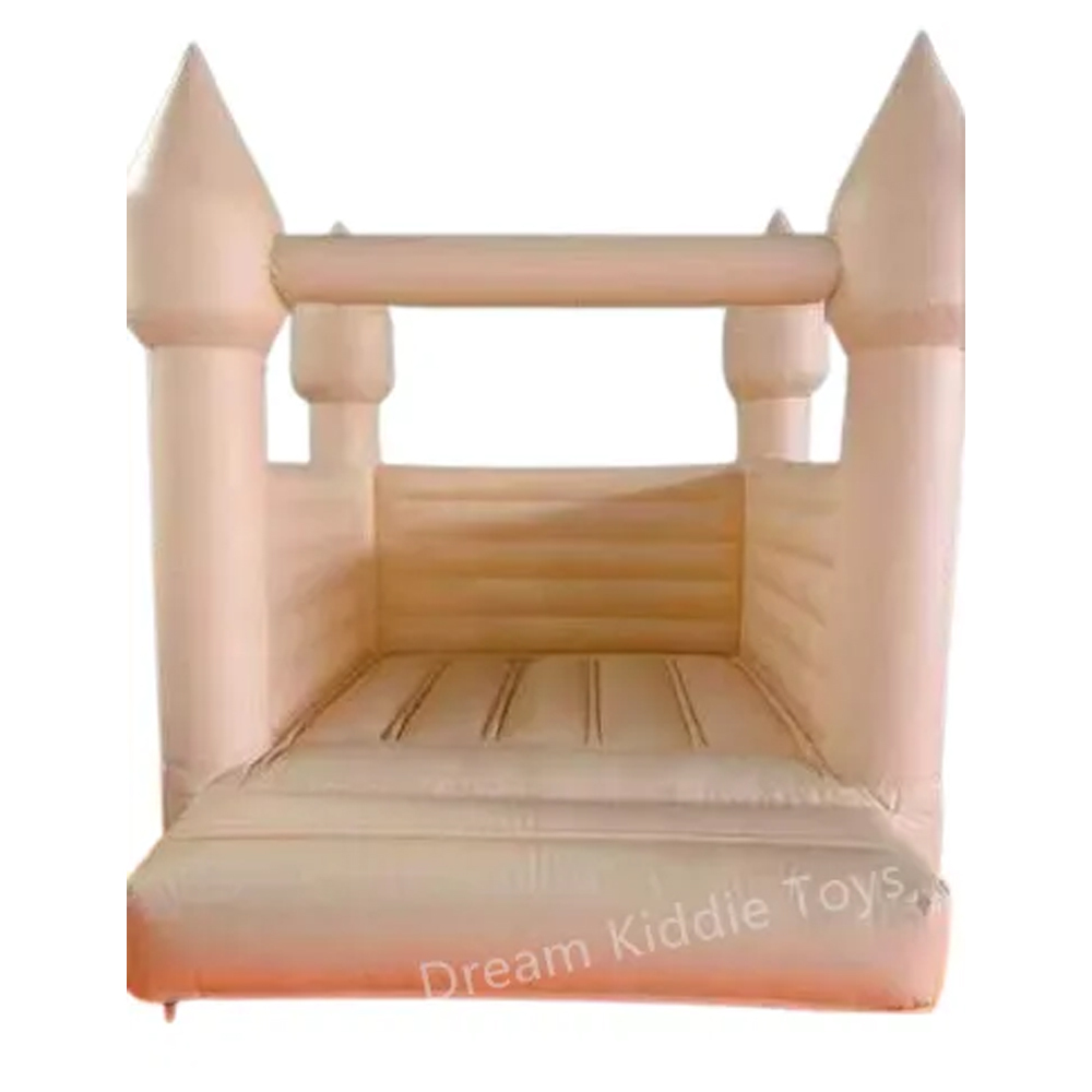 Hot Sale Macaron beige Inflatable Wedding Bounce House High Quality Bounce House