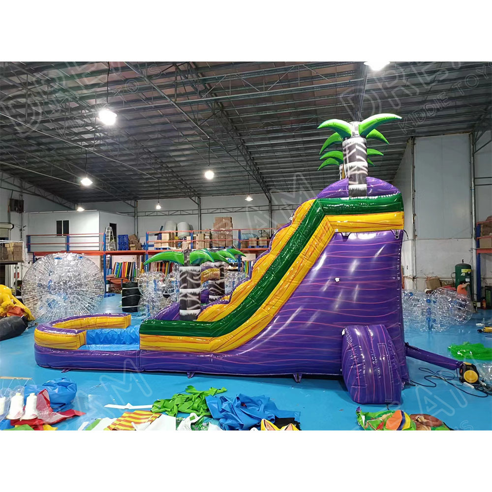 Inflatable Combo Jumping Water slide Inflatable Bounce House w/pool For Party Rent