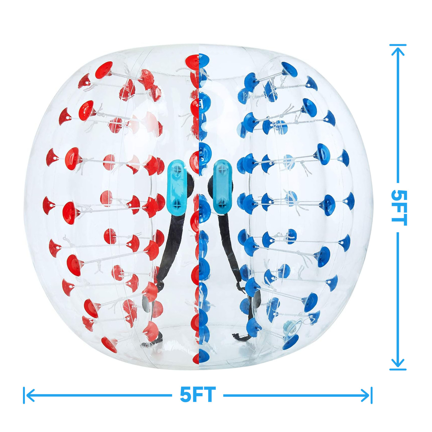 Inflatable Bumper Ball Inflatable Zorb Ball Bouncy Outdoor Toys for Kids and Adult