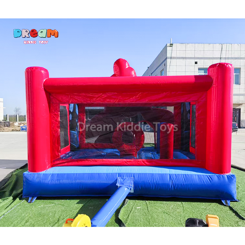 Spiderman Inflatable Bouncy Castle Jumping House with Slide