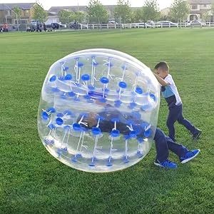 Inflatable Bumper Balls Soccer bumper Balls Inflatable Zorbing Ball Bouncy Outdoor Toys for Kids and Adults