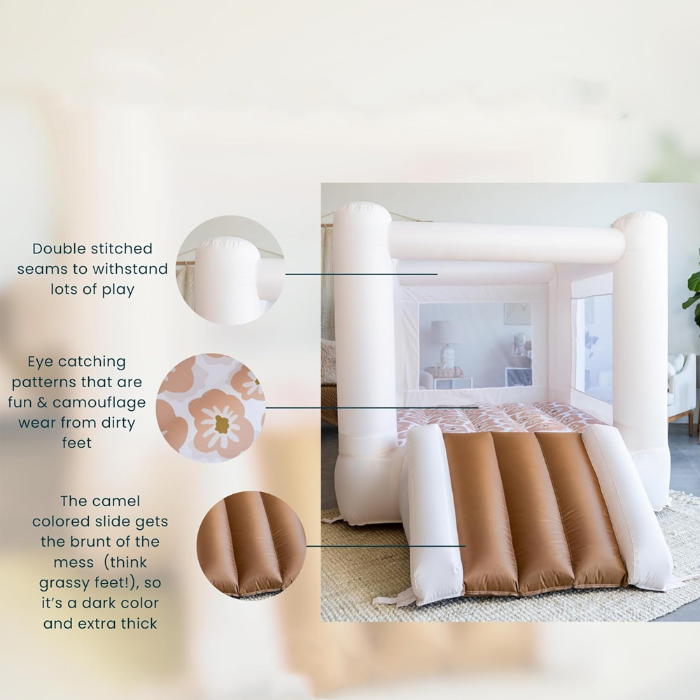 Bounce House in Bloom - Outdoor & Indoor Bounce House with Slide
