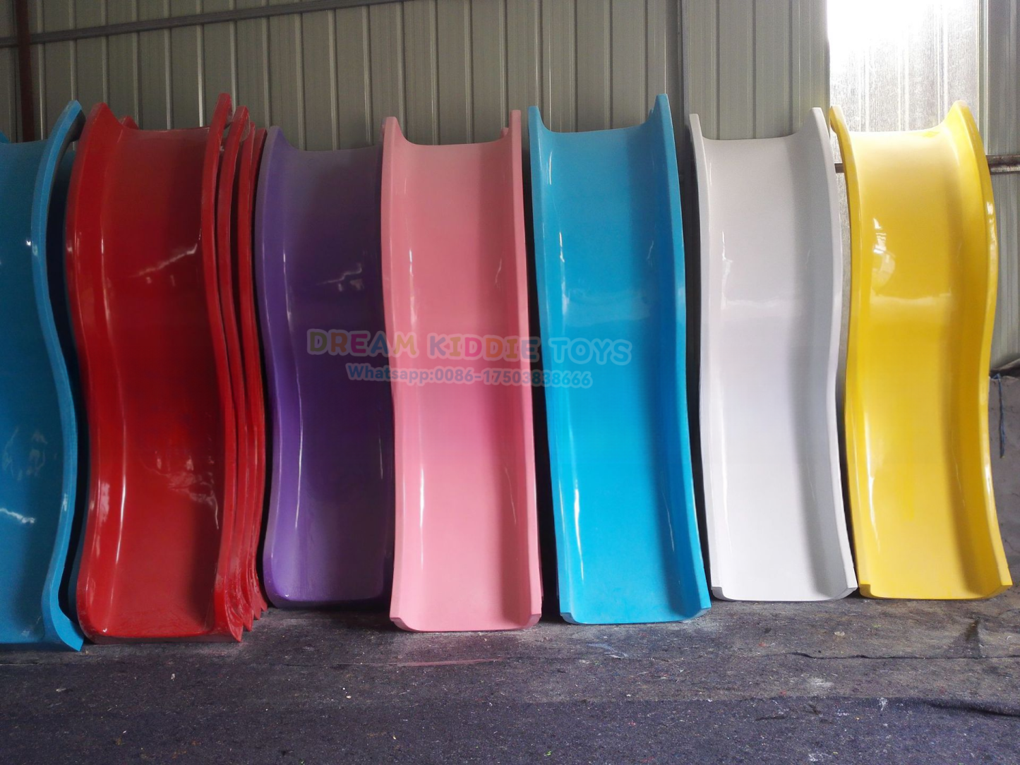 3m Playground Kids Fiberglass Slide Giant Baby Soft play Slide for Toddlers kids fiberglass slide