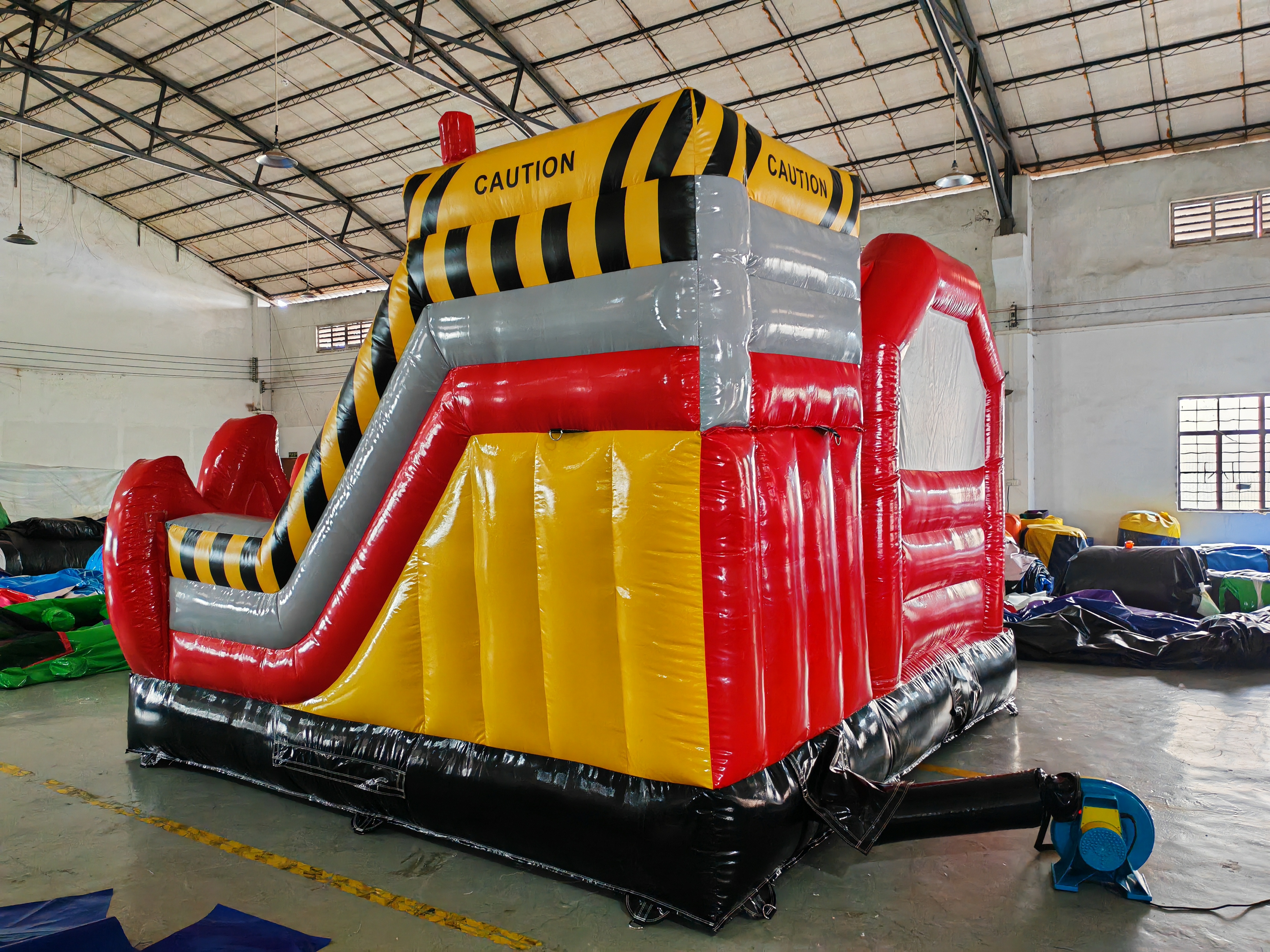 PVC Fire Truck Style Inflatable Bouncy Castle Jumping House Combo