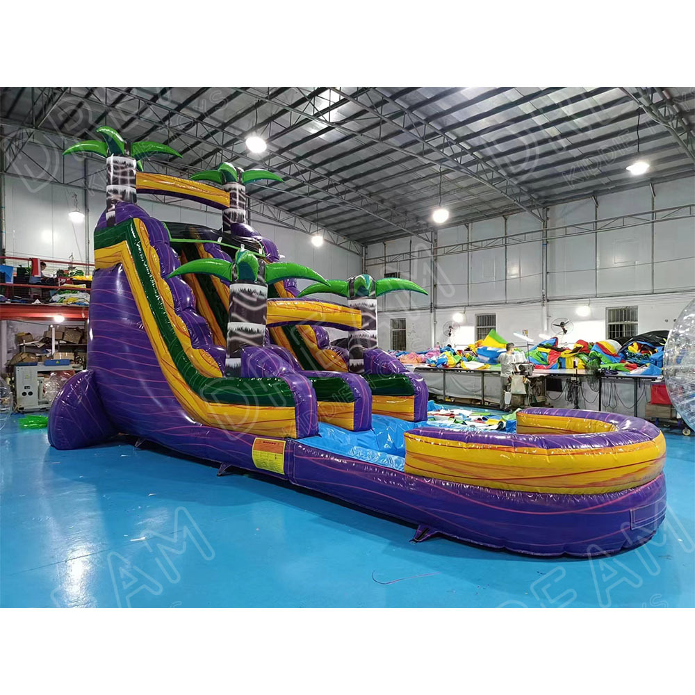 Inflatable Combo Jumping Water slide Inflatable Bounce House w/pool For Party Rent