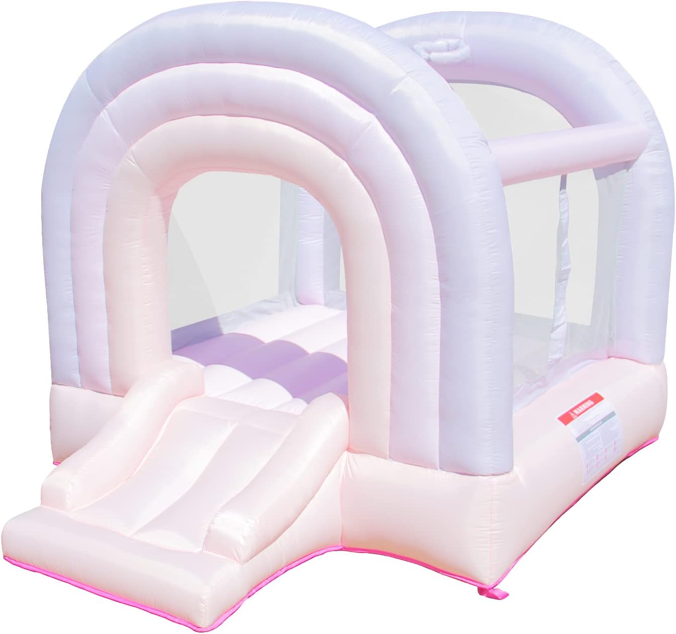 Rainbow Inflatable Bounce House,Mini Inflatable Castle Bouncy House wi