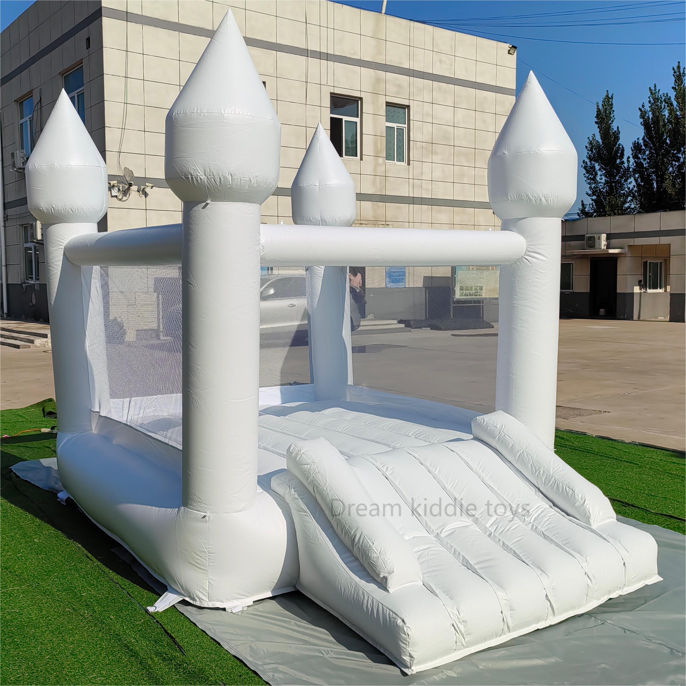 New Outdoor Game Bouncy Castle Toddler White Inflatable Bounce House Inflatable Bouncers With Ball Pit