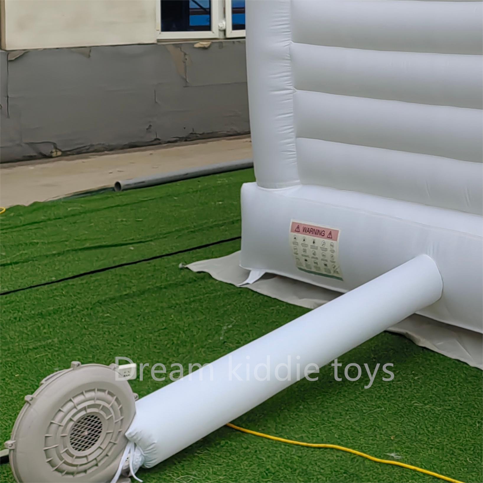 White bounce house jumping castle commercial inflatable double slides for toddler kids jumping house adults inflatable bouncer