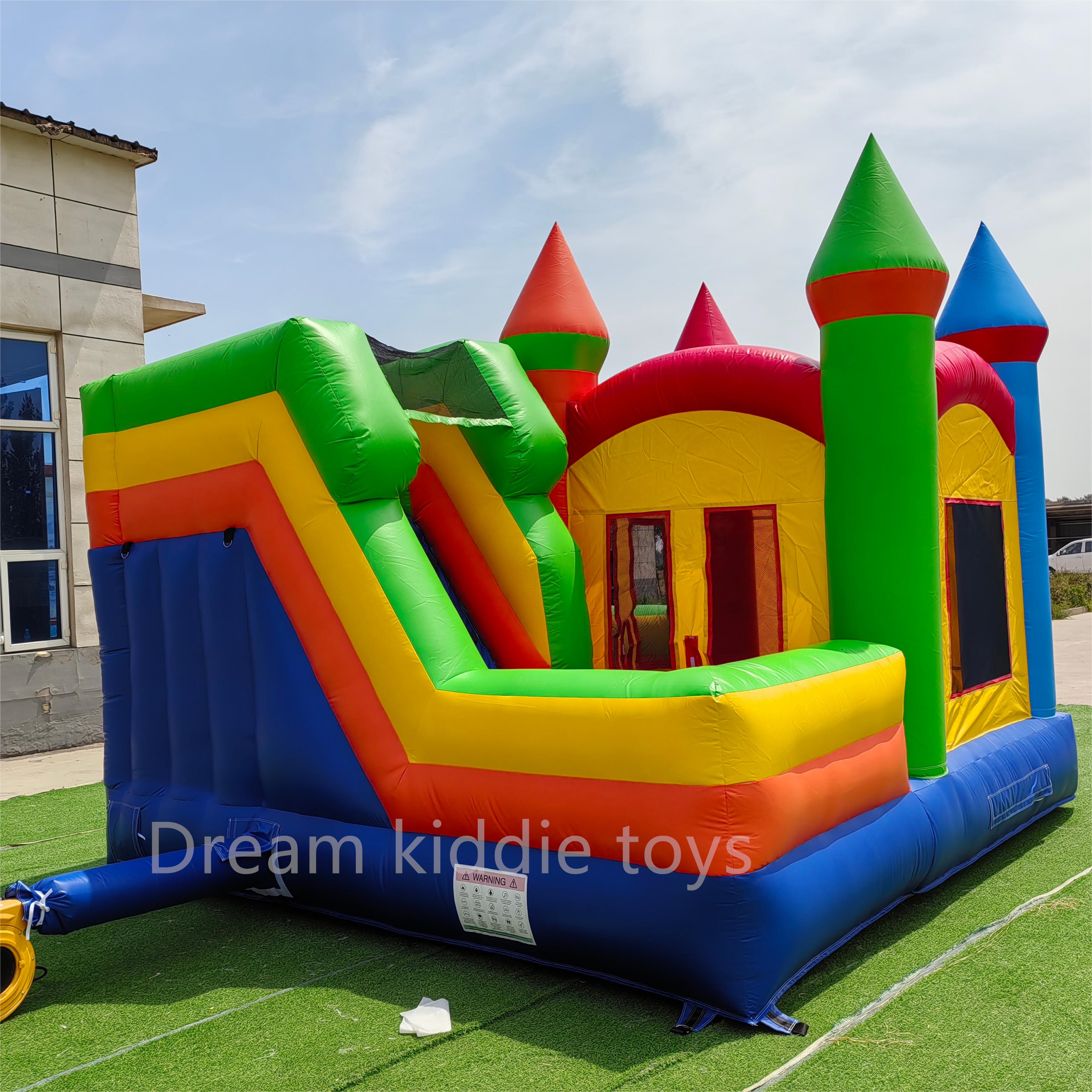 High Quality Amusement Equipment Inflatable Castle with Slide  Inflatable Jumping Castle for Kids