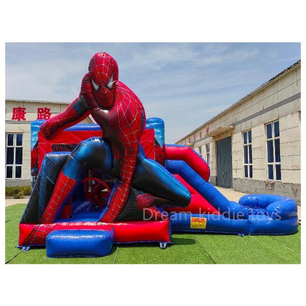 Commercial Inflatable Bounce House With Slide Kids Inflatable Games Bouncing Castle Combo Bouncer With Water Slide