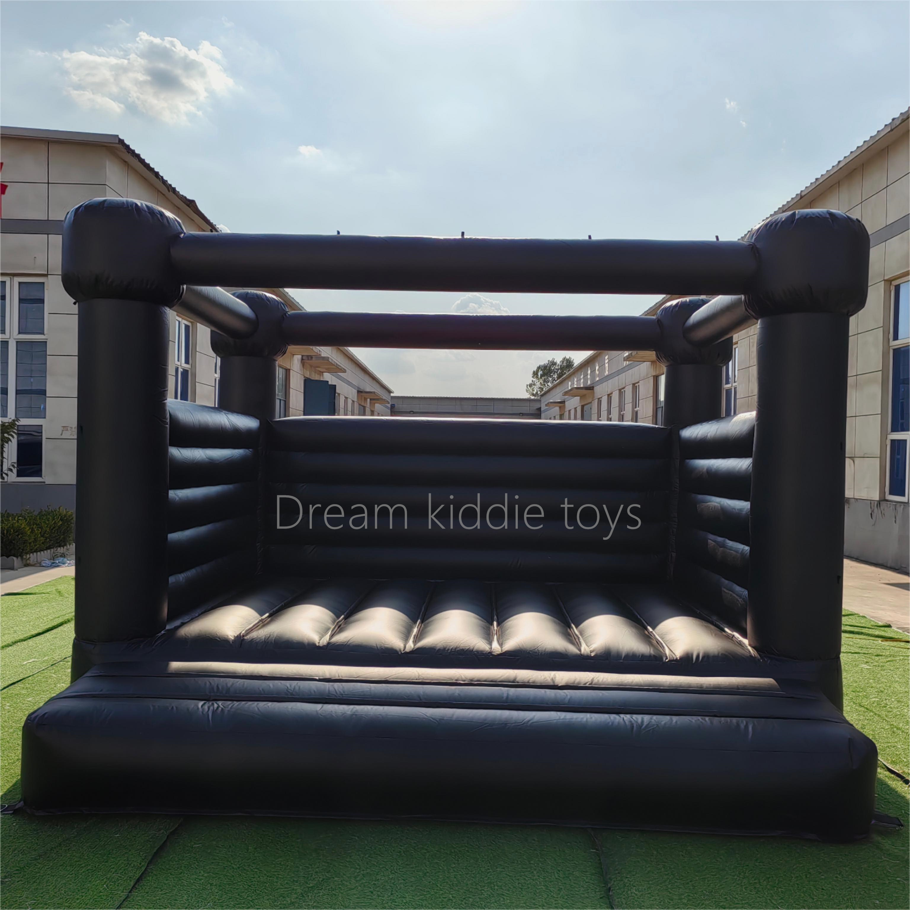 New Bounce House Black  Castle PVC Material Wedding Bouncy House Adult Moon Bouncer