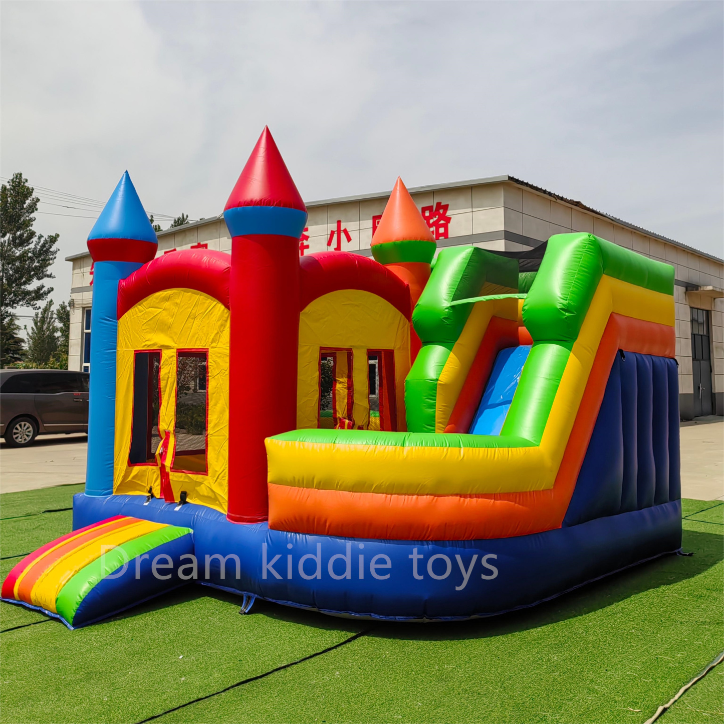High Quality Amusement Equipment Inflatable Castle with Slide  Inflatable Jumping Castle for Kids
