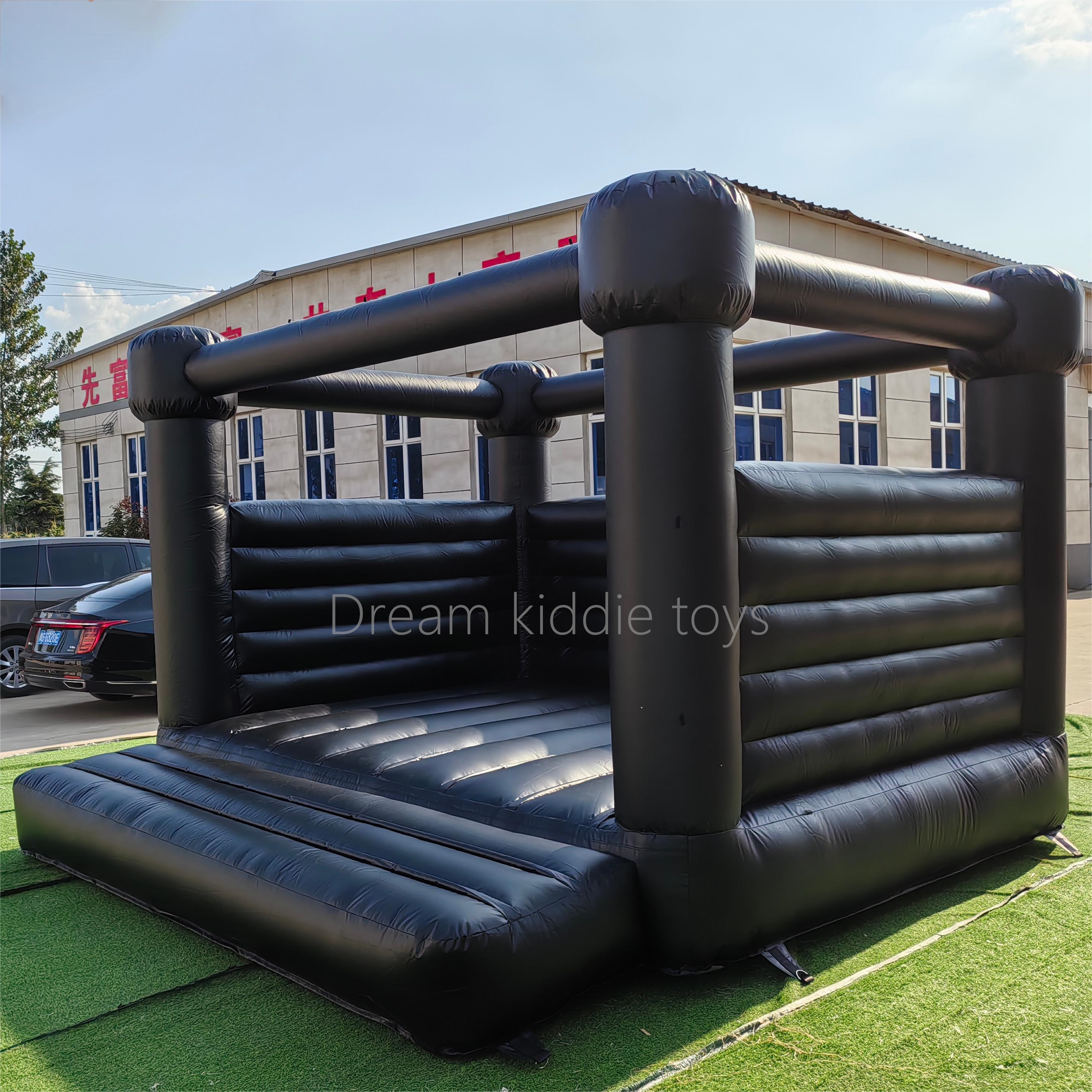 New Bounce House Black  Castle PVC Material Wedding Bouncy House Adult Moon Bouncer