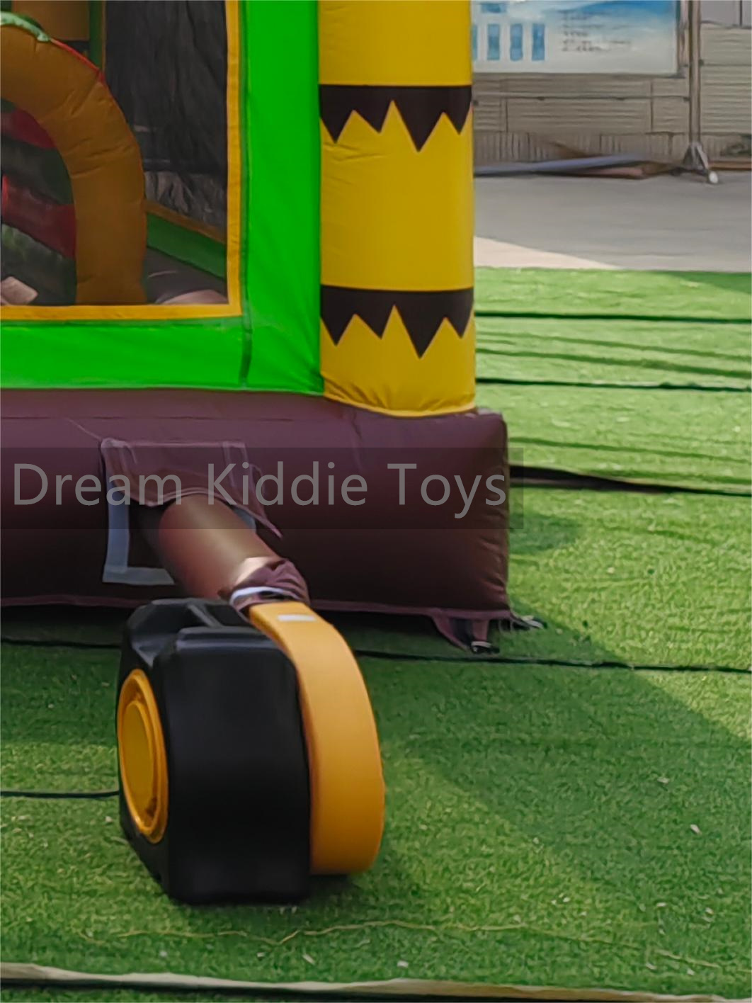 Commercial Inflatable Bounce House Jump Slide Pvc Material Bounce House Giant Inflatable Dinosaur Theme Park for kids