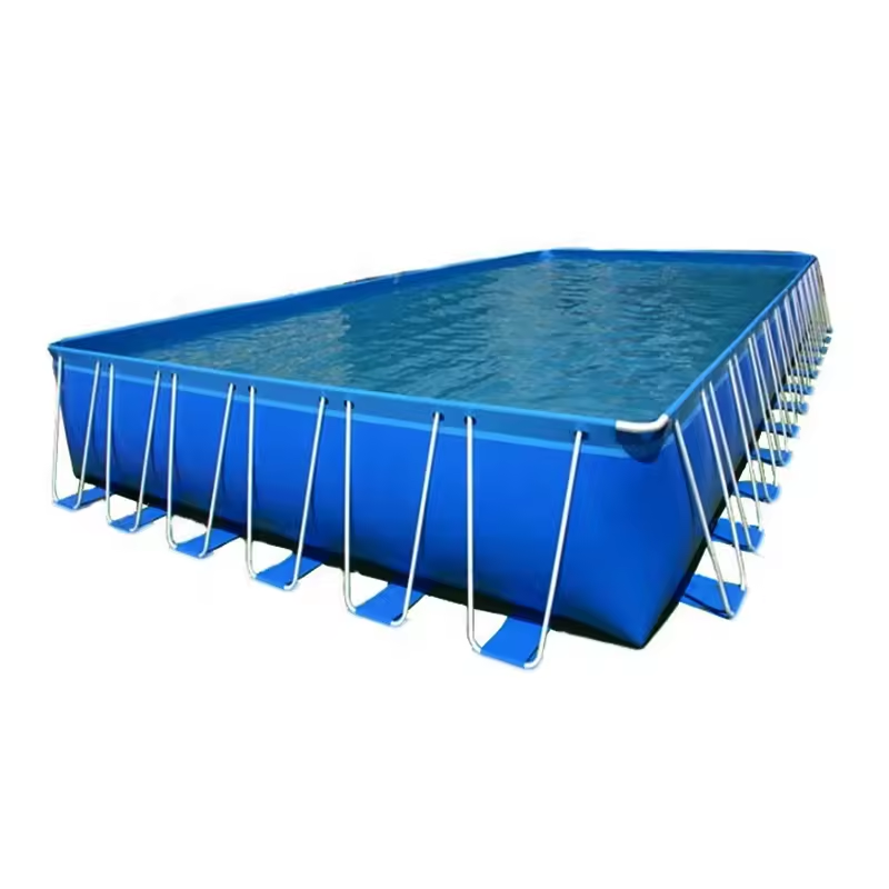  Portable Metal Swimming Pool 10m Outdoor Swimming Pool Square Swimming Pool