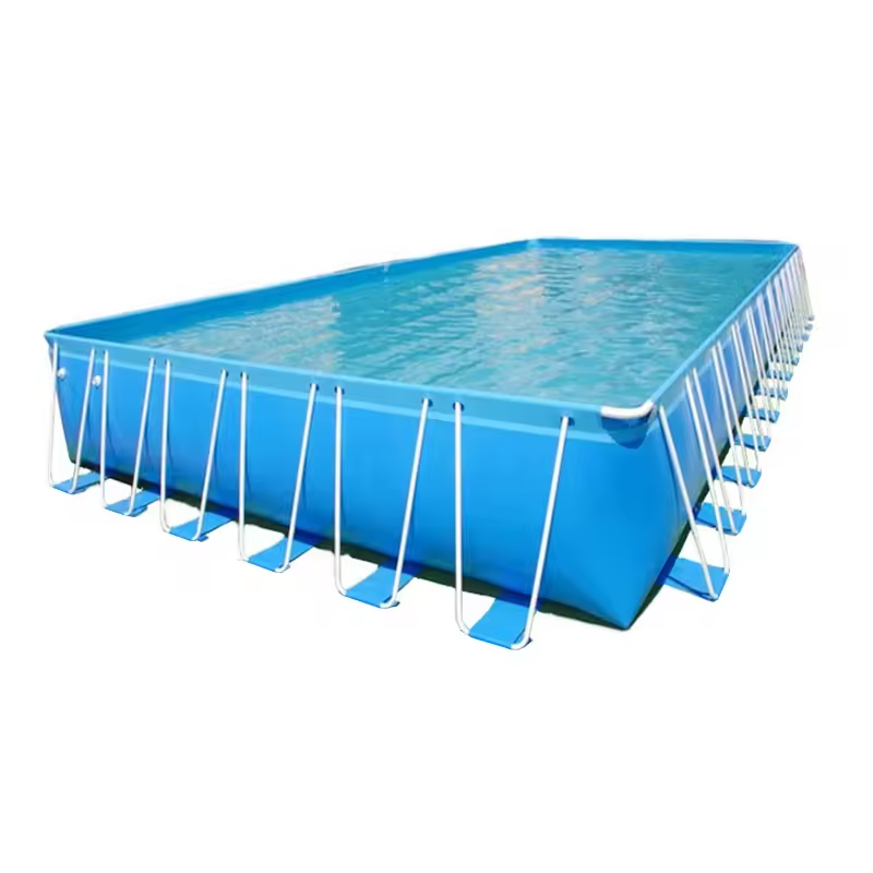  Portable Metal Swimming Pool 10m Outdoor Swimming Pool Square Swimming Pool