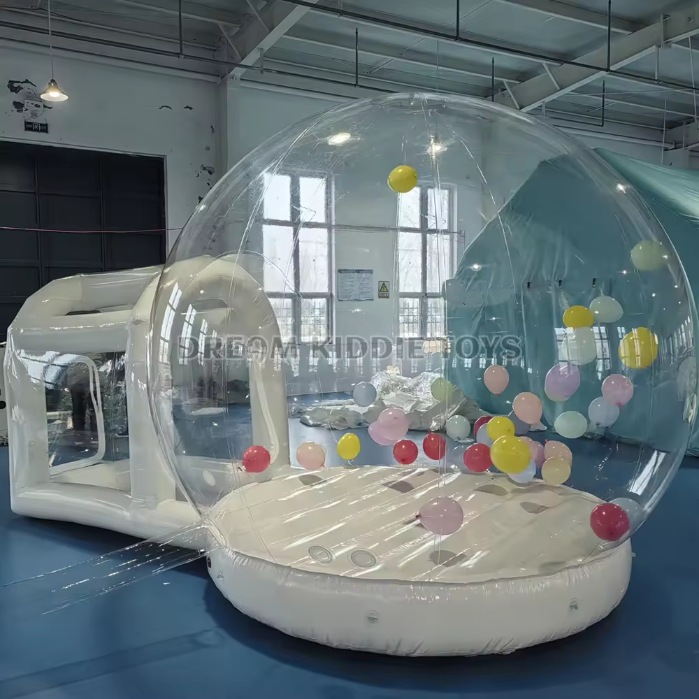 Hot Sale Events Inflatable Clear Bubble House Tent w/bouncing floor Party rental Bubble house camping tent 