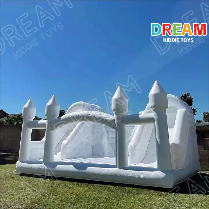 Giant White wedding Bounce House Inflatable Bounce Castle 7x5m