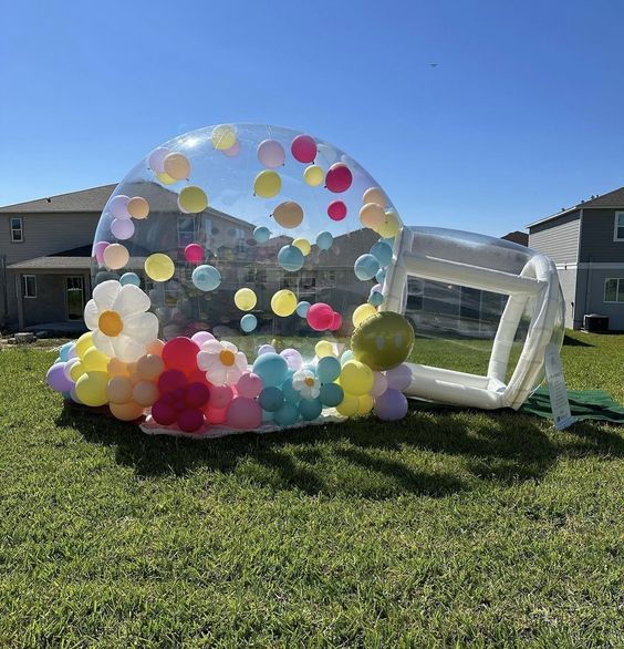 4M Transparent BBubble Dome Tent Inflatable Bubble House For Balloons 