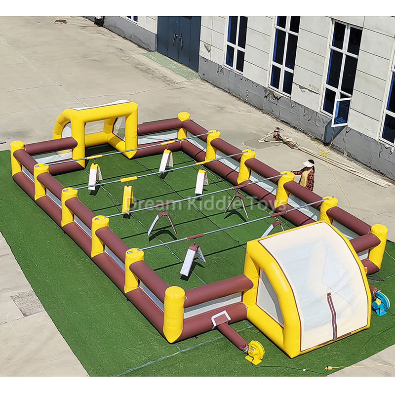 Sports Commercial Inflatable Football Field Outdoor Giant Inflatable Bouncy Soccer Arena