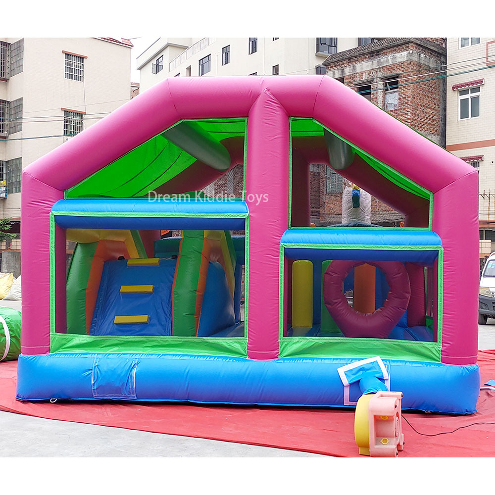 New Designed Unicorn Inflatable  bounce house  Unicorn Bouncy Castle with slide
