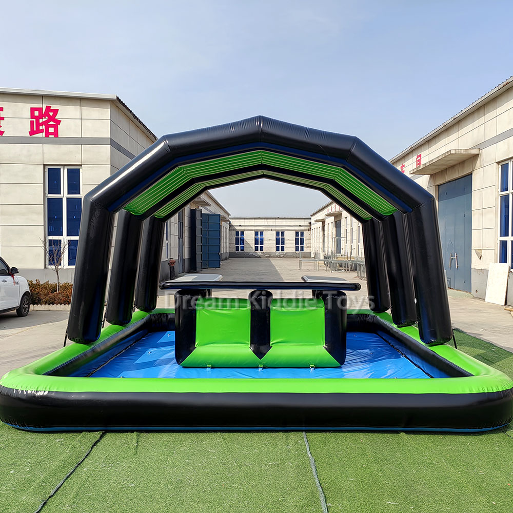 Green Inflatable Water Bar Inflatable Water Tent Bar for Party Rental Water Bar