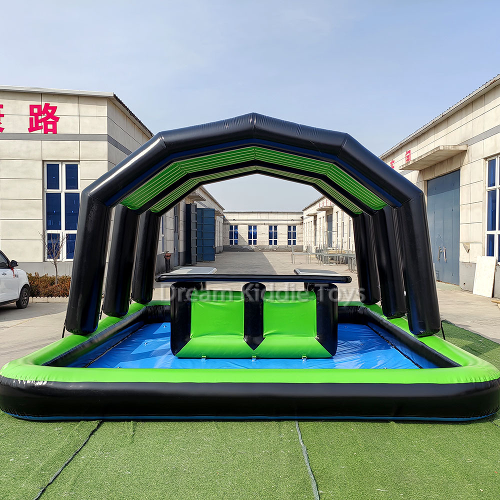 Green Inflatable Water Bar Inflatable Water Tent Bar for Party Rental Water Bar