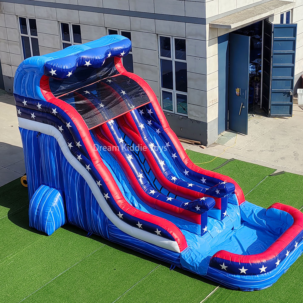 Commercial  inflatable water slides inflatable water slides with swimming pool inflatable water slide double for adults