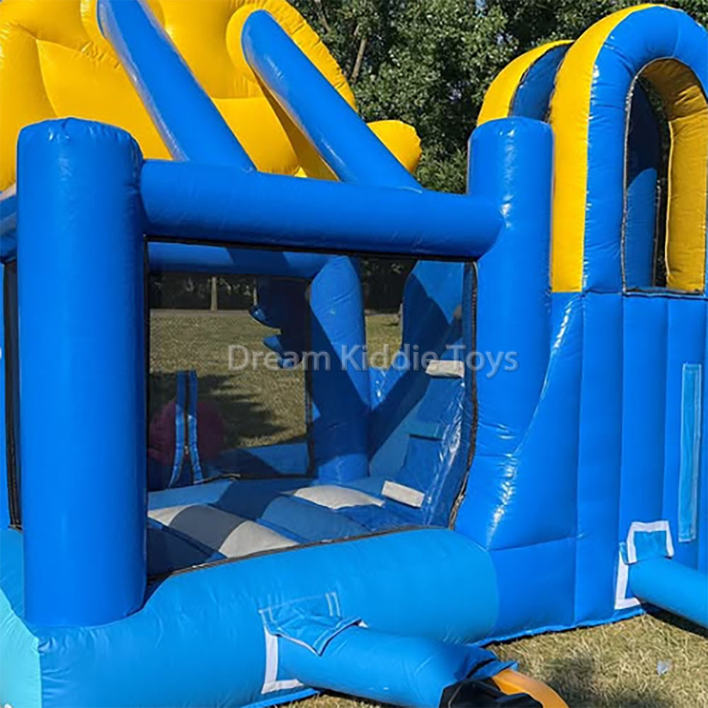 Baby Inflatable Water Slide Rental Shark Commercial Inflatable Bouncy Castle with Pool