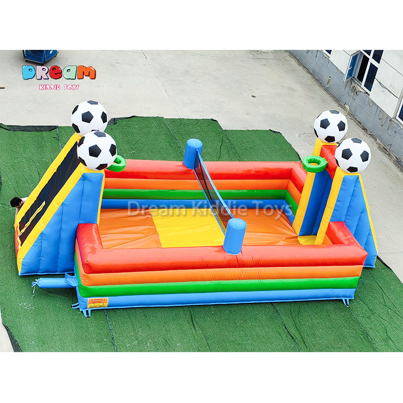 Commercial Sport Games Inflatable Football Game Football Interactive Field Soccer Field for Rental