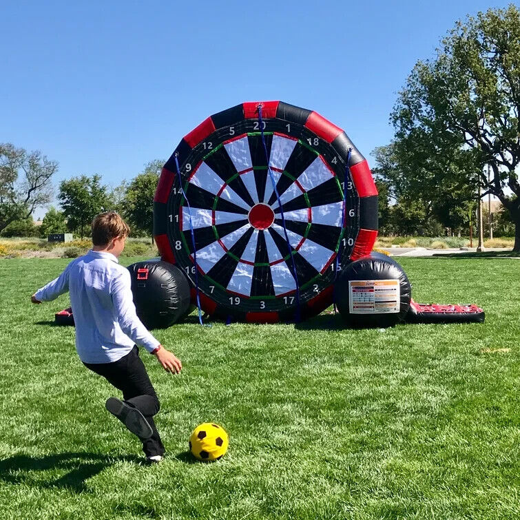 Inflatable 3M/4M Giant Soccer Darts Board Inflatable Football Darts Target Carnival