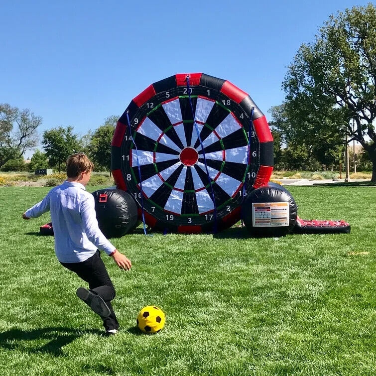 Inflatable 3M/4M Giant Soccer Darts Board Inflatable Football Darts Target Carnival