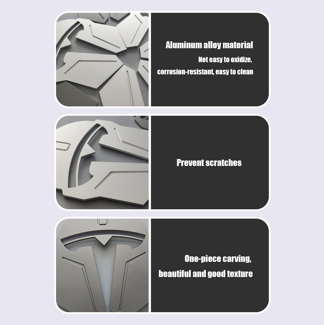 Tesla Model 3/Y Mandalorian Logo Decoration Sticker-TESGOD