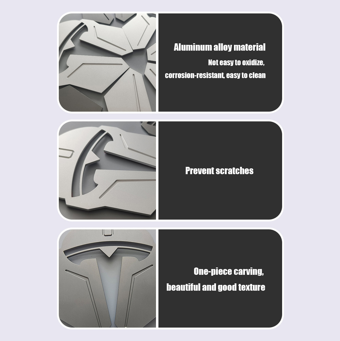 Tesla Model 3/Y Mandalorian Logo Decoration Sticker-TESGOD