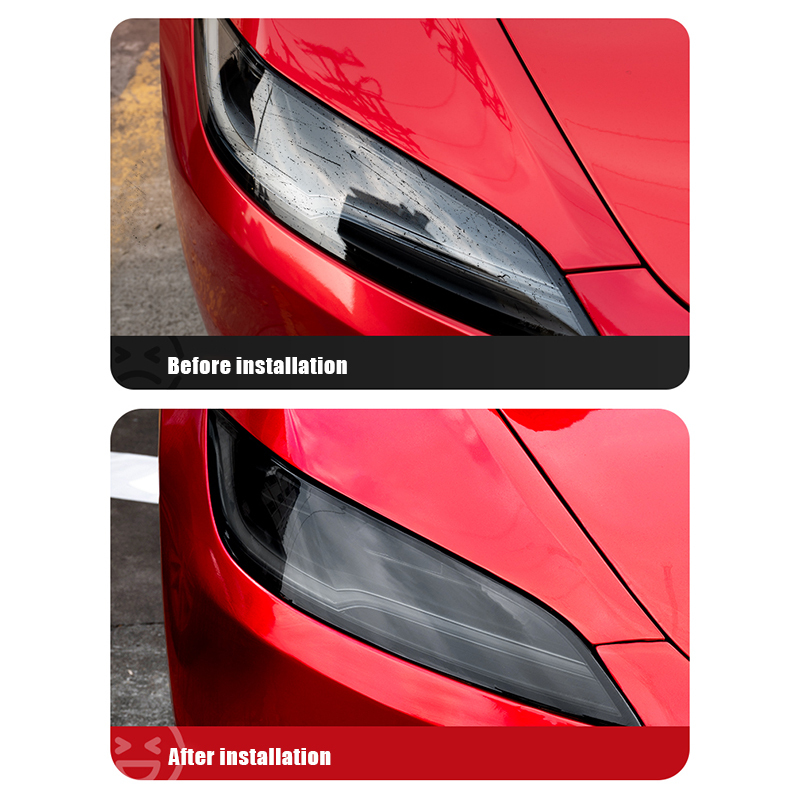 Compatible with Tesla Model Y (2021-2024) Headlights and Taillight Protection Film-TESGOD