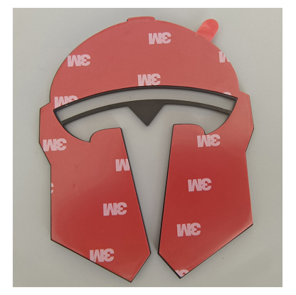 Tesla Model 3/Y Mandalorian Logo Decoration Sticker-TESGOD
