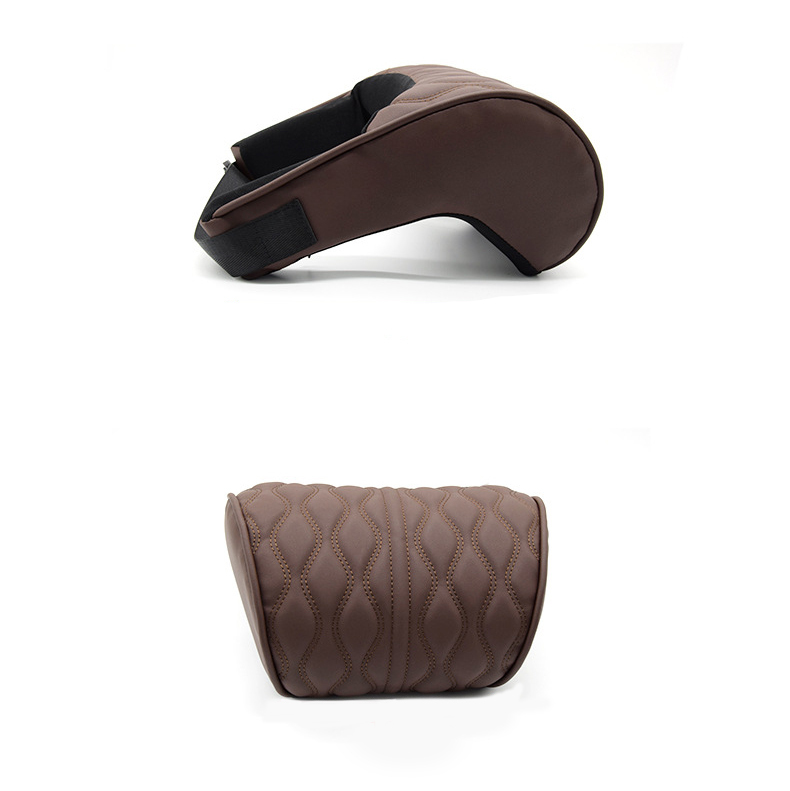 Embroidered Tesla Leather Headrest-TESGOD