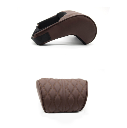 Embroidered Tesla Leather Headrest-TESGOD