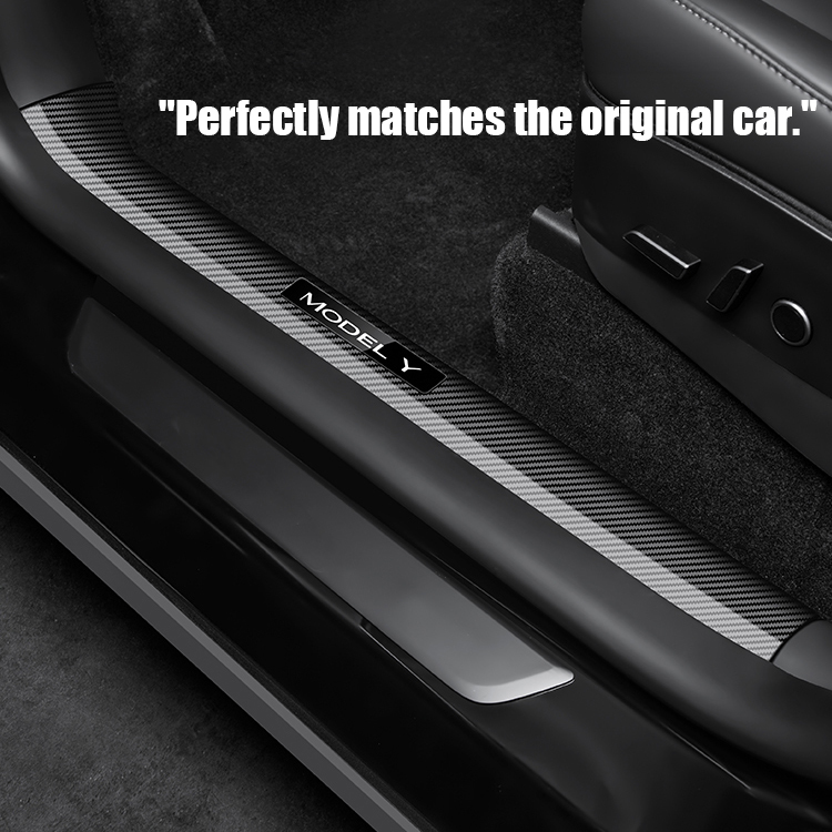 Door Sill Protector For Tesla Model 3 (2024+ ) / Y (2021-2024)-TESGOD