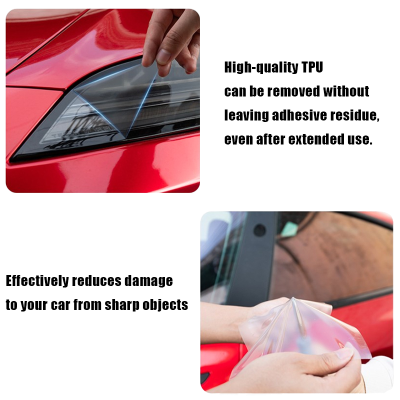 Compatible with Tesla Model Y (2021-2024) Headlights and Taillight Protection Film-TESGOD