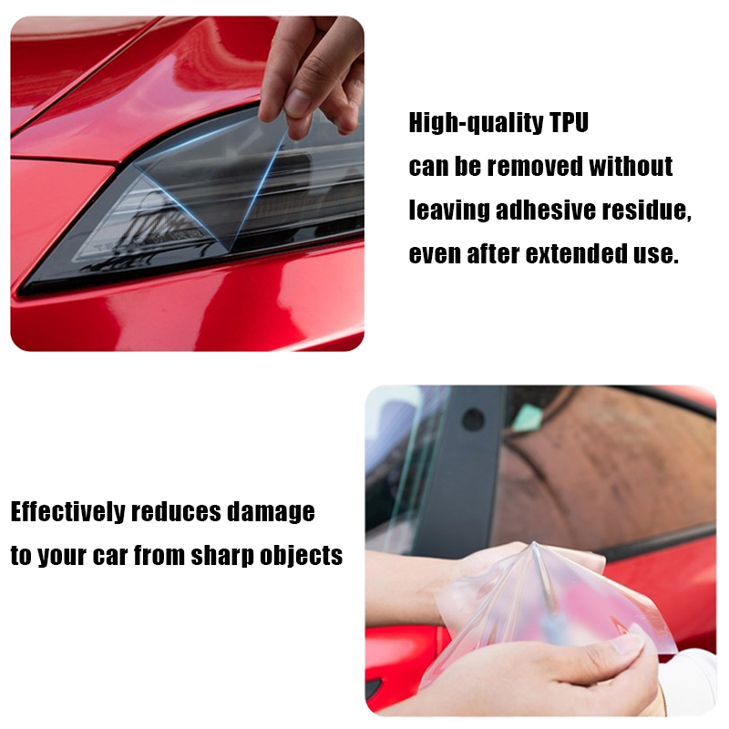 Compatible with Tesla Model Y (2021-2024) Headlights and Taillight Protection Film-TESGOD