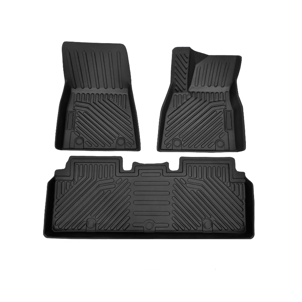 TPE All Weather Floor Mats for Tesla Model S (2016-2020) – Durable, Non-Slip, Easy to Clean-TESGOD