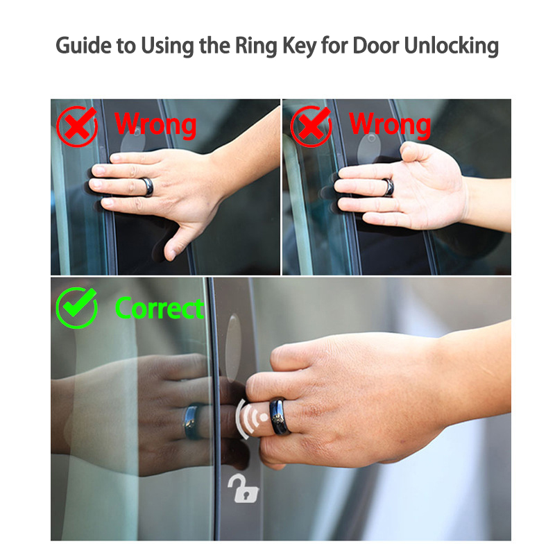 Tesla Smart Key Ring for Model 3/Y – Zirconia Ceramic RFID Key-TESGOD