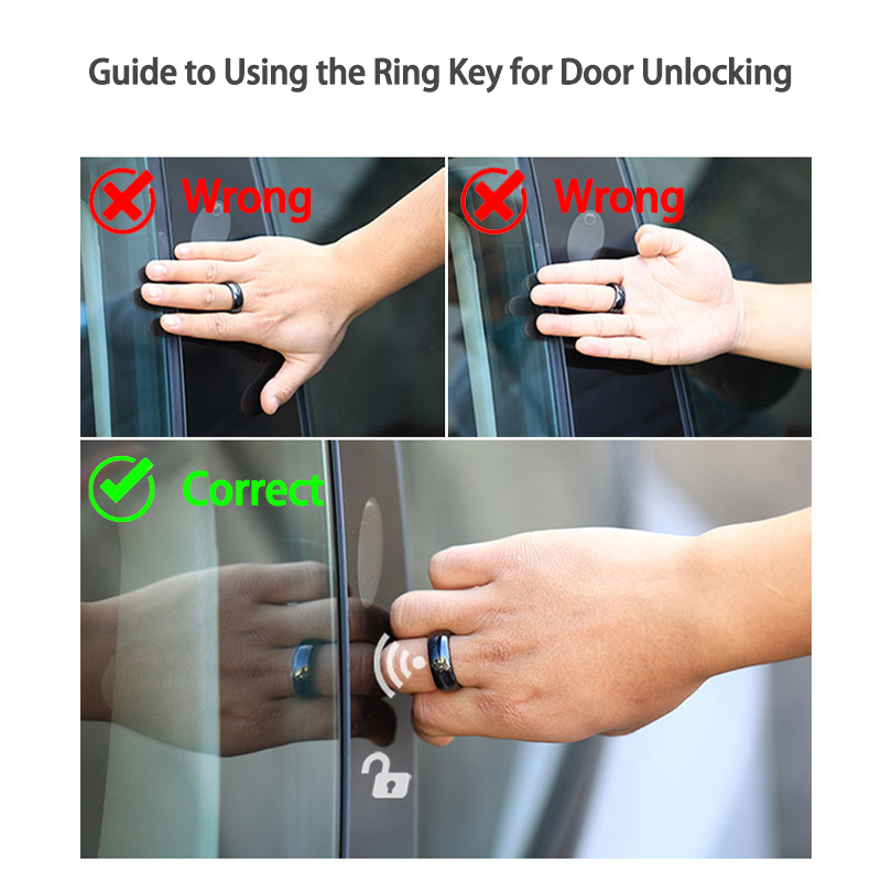 Tesla Smart Key Ring for Model 3/Y – Zirconia Ceramic RFID Key-TESGOD