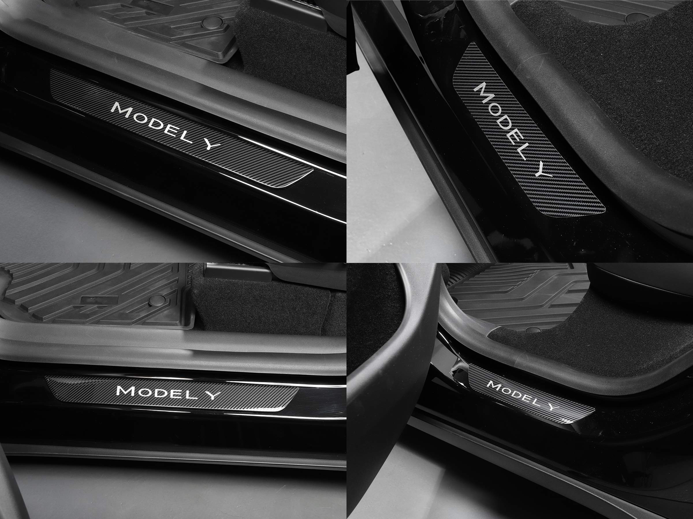 Door Sill Protection for Tesla Model Y/3 Highland (4Pcs)-TESGOD