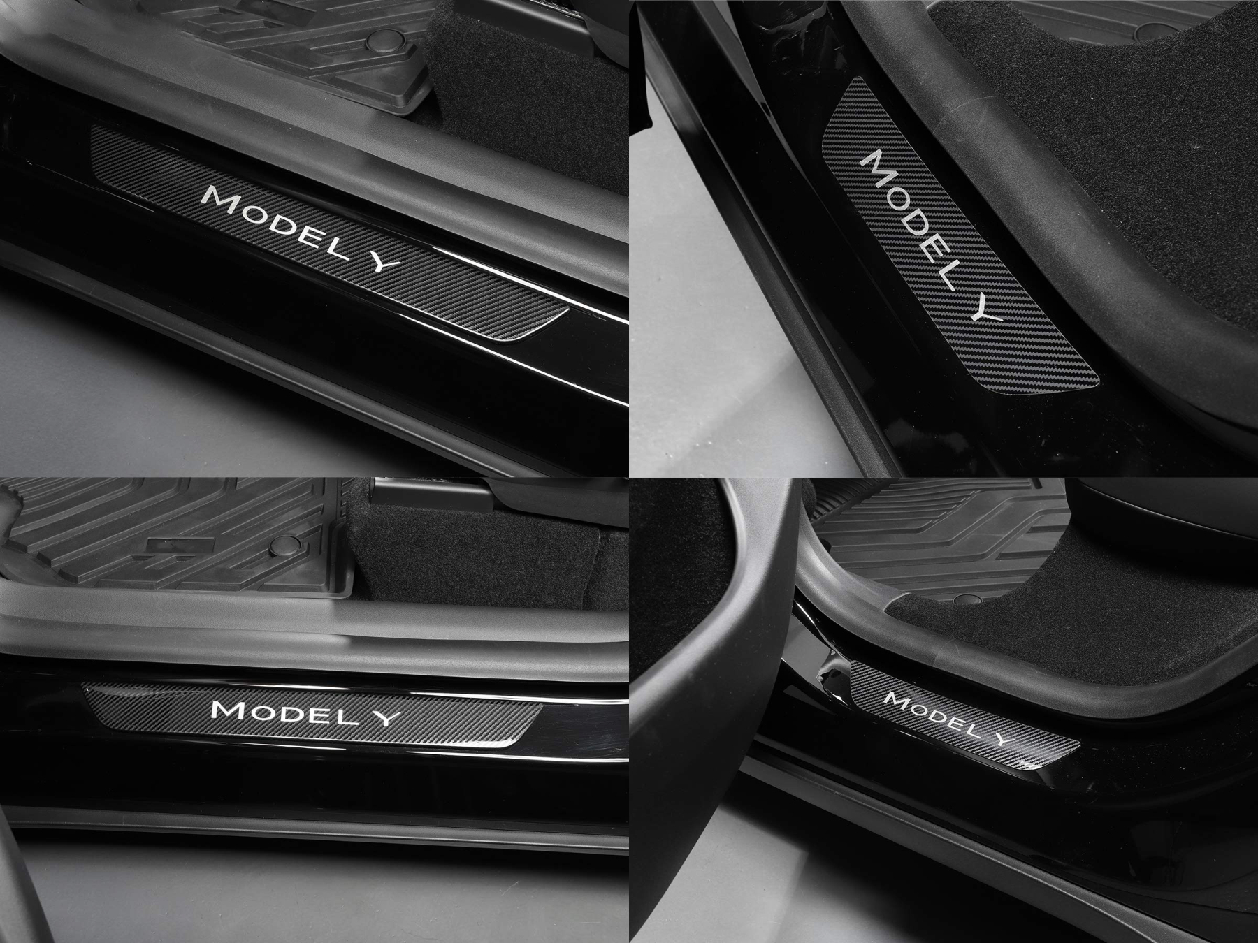 Door Sill Protection for Tesla Model Y/3 Highland (4Pcs)-TESGOD