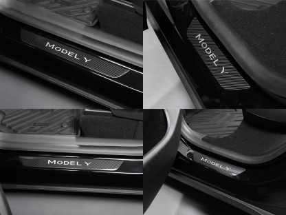 Door Sill Protection for Tesla Model Y/3 Highland (4Pcs)-TESGOD