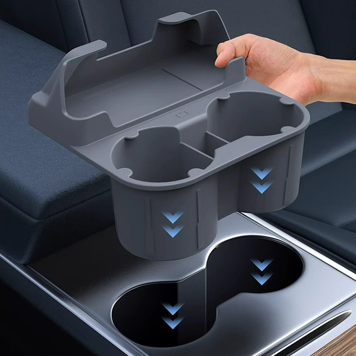 Center Console Tesla Cup Holder for Model 3/Y（2021-2023）-TESGOD