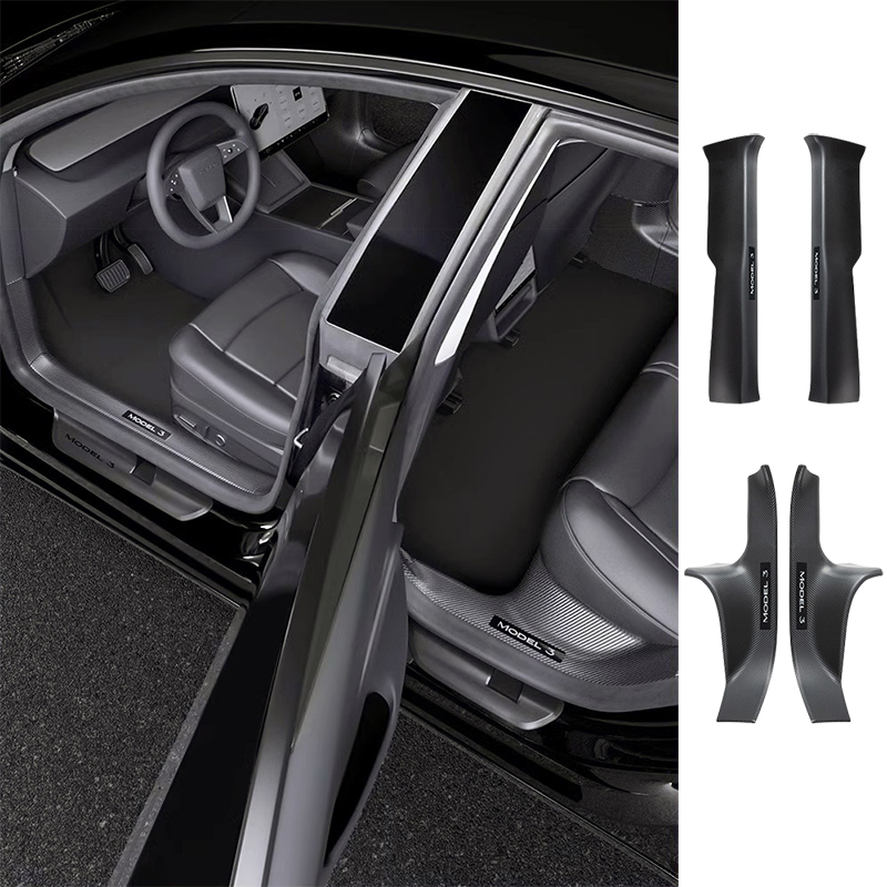 Door Sill Protector For Tesla Model 3 (2024+ ) / Y (2021-2024)-TESGOD